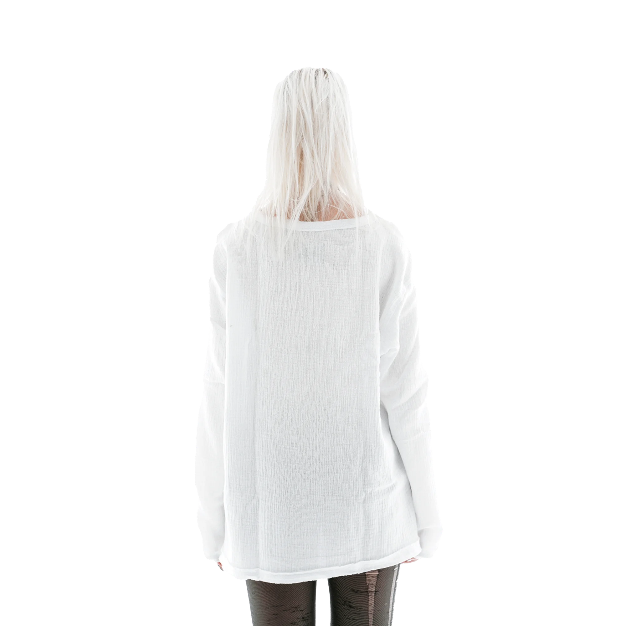 HOSPITAL LONGSLEEVE WHITE — фото 4