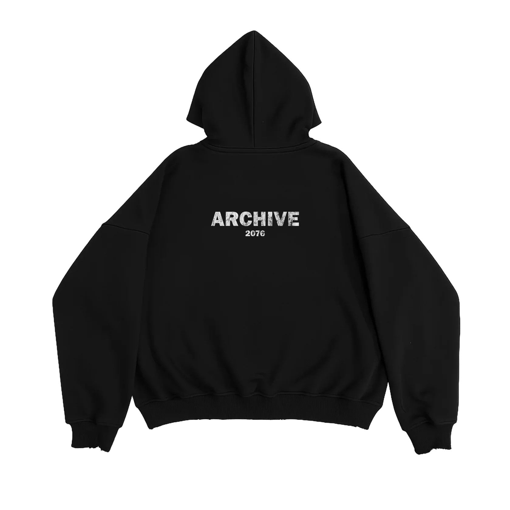 ARCHIVE ZIP-HOODIE BLACK — фото 2