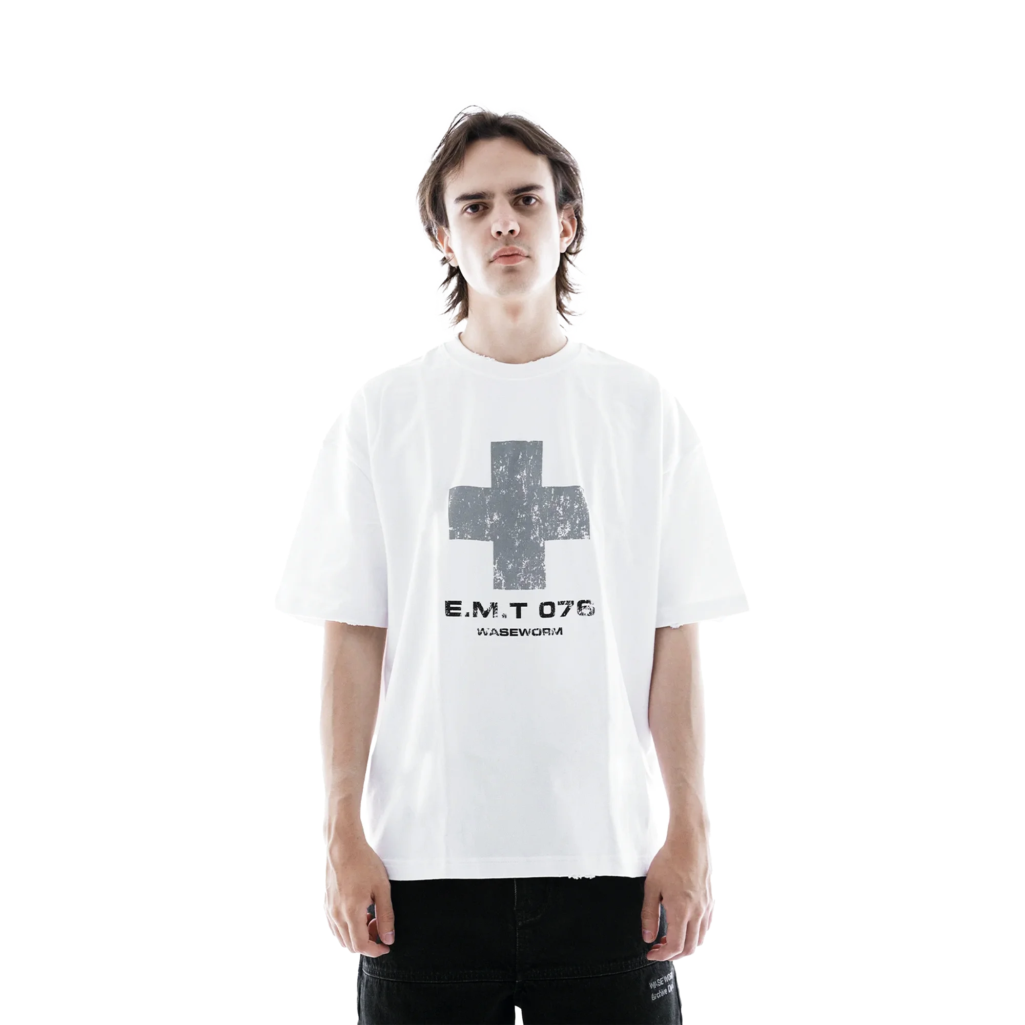 E.M.T. 076 T-SHIRT WHITE — фото 3