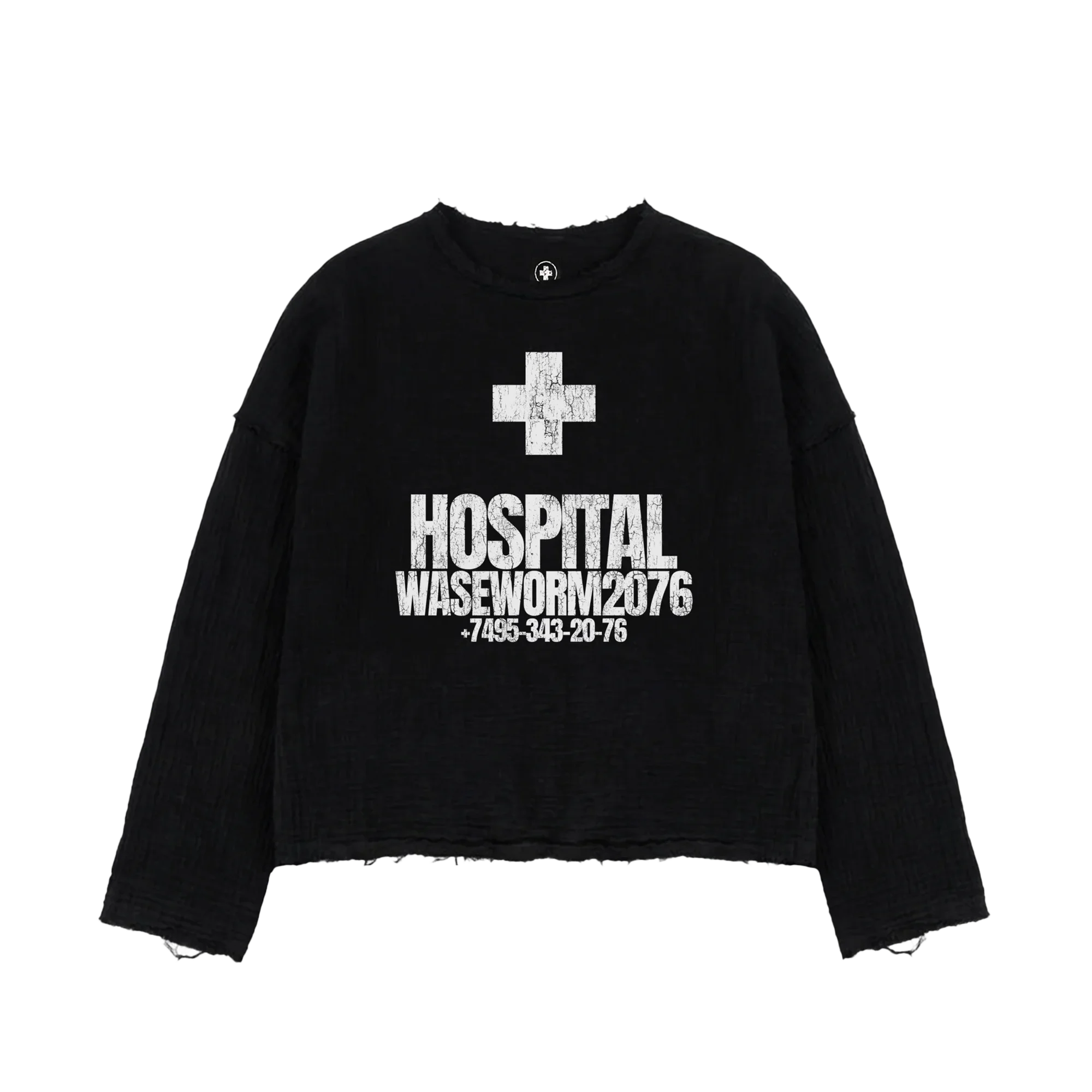 HOSPITAL LONGSLEEVE BLACK — фото 1