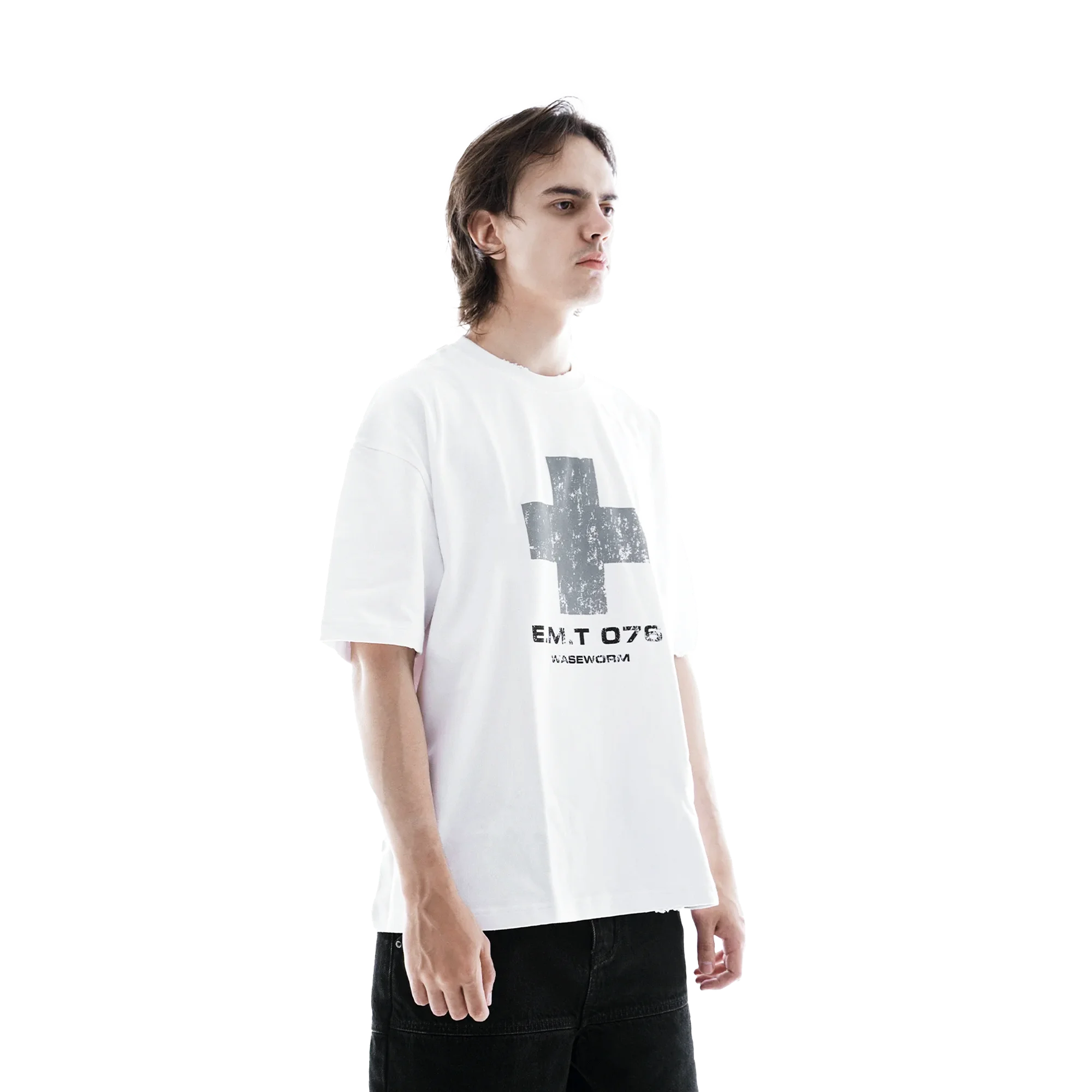 E.M.T. 076 T-SHIRT WHITE — фото 4