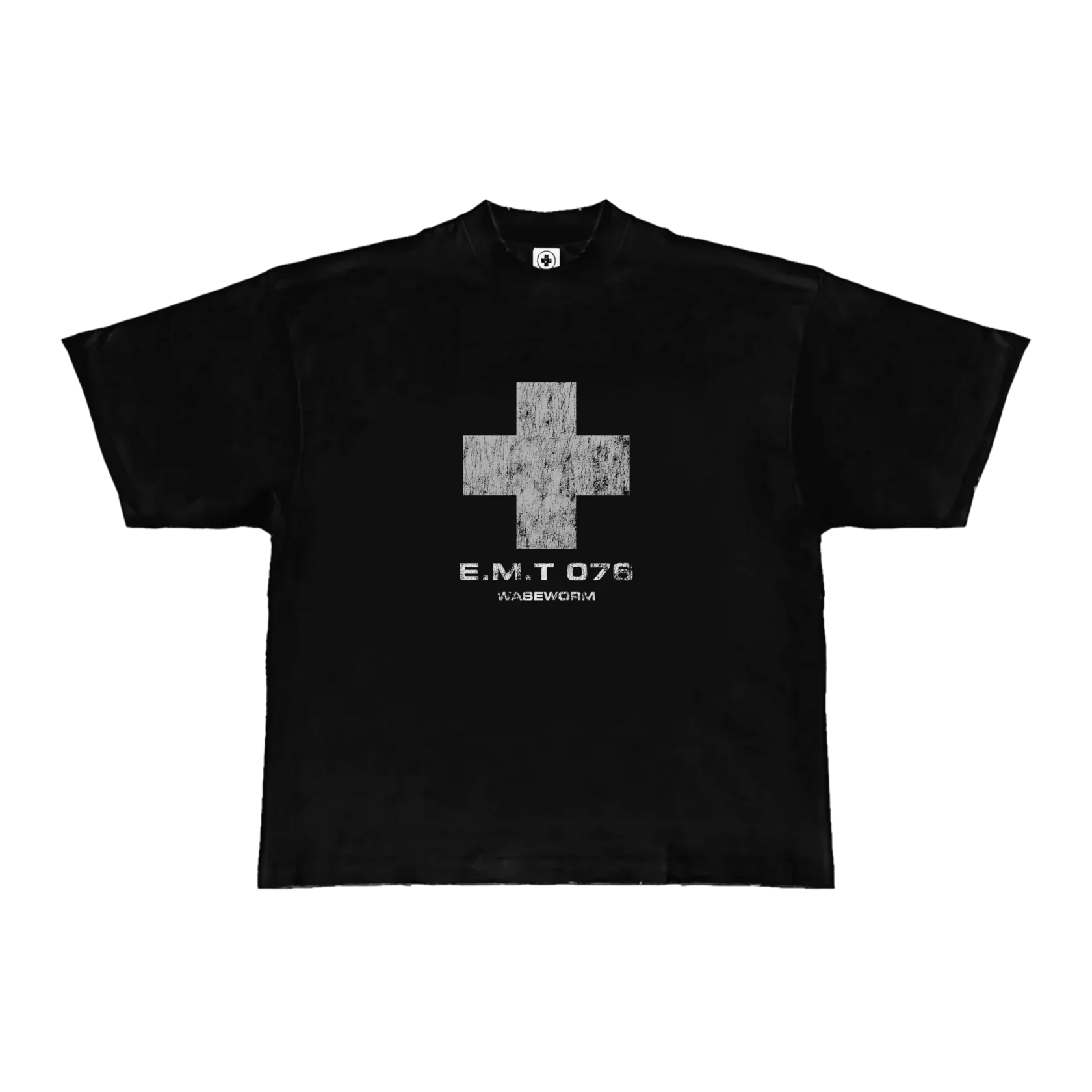 E.M.T. 076 T-SHIRT BLACK — фото 1