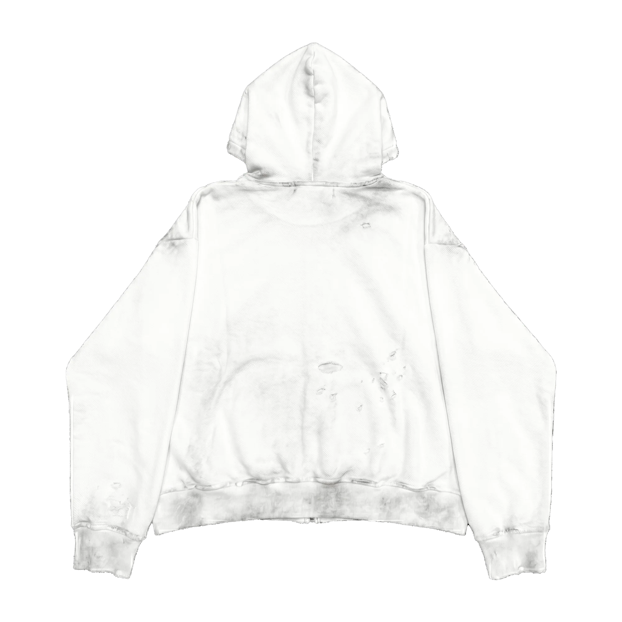 BASE ZIP-HOODIE WHITE — фото 2