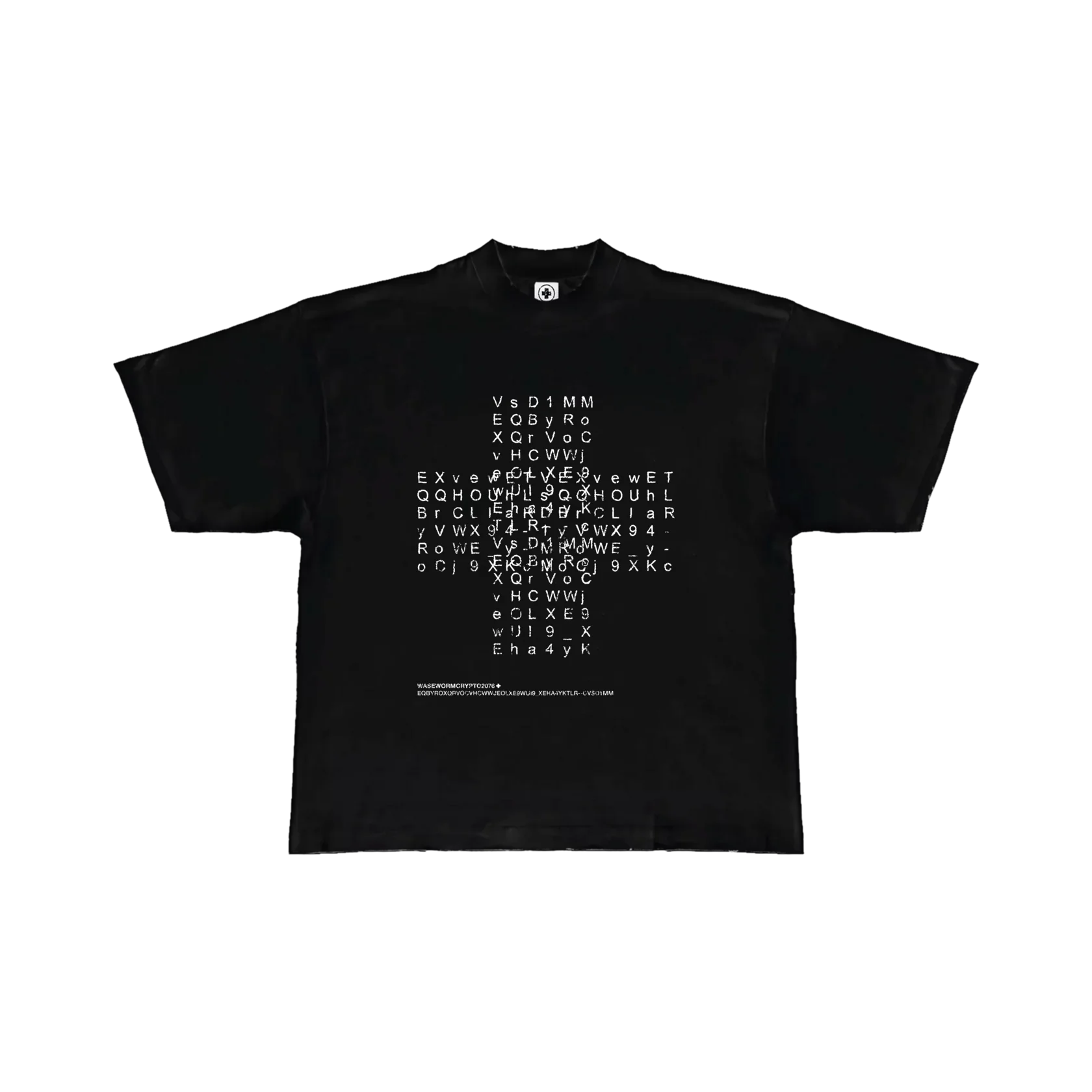 CRYPTO T-SHIRT BLACK — фото 1