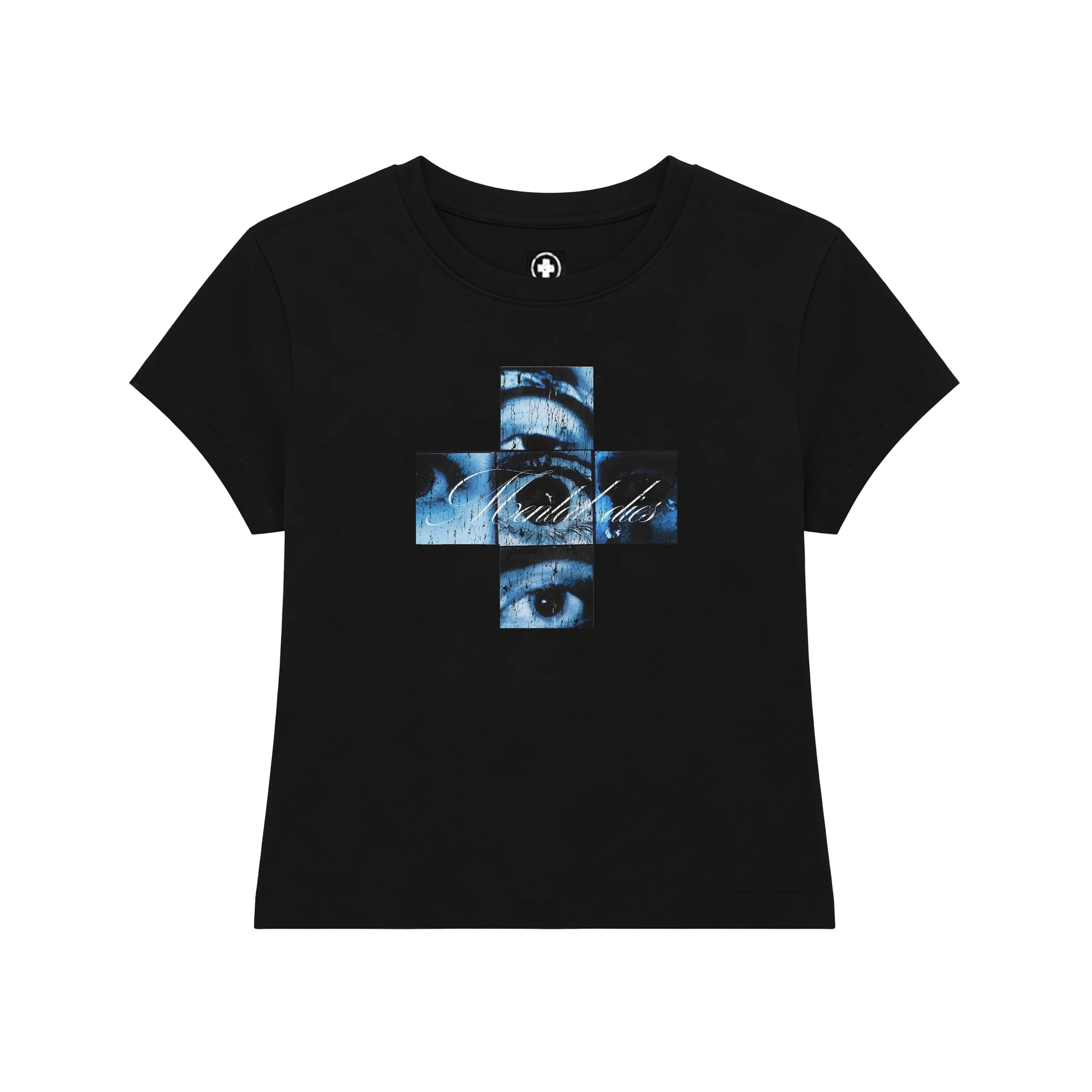 EYES WOMAN T-SHIRT BLACK — фото 1