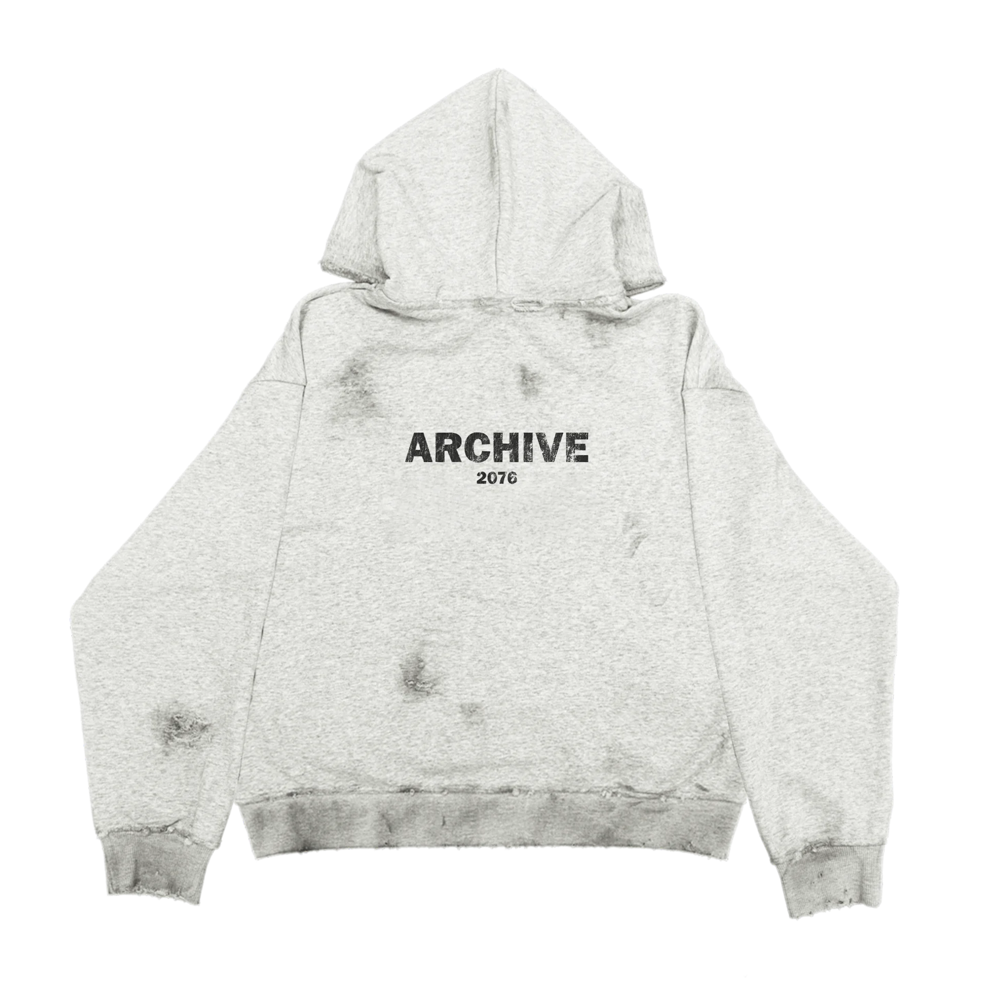 ARCHIVE ZIP-HOODIE GRAY — фото 2
