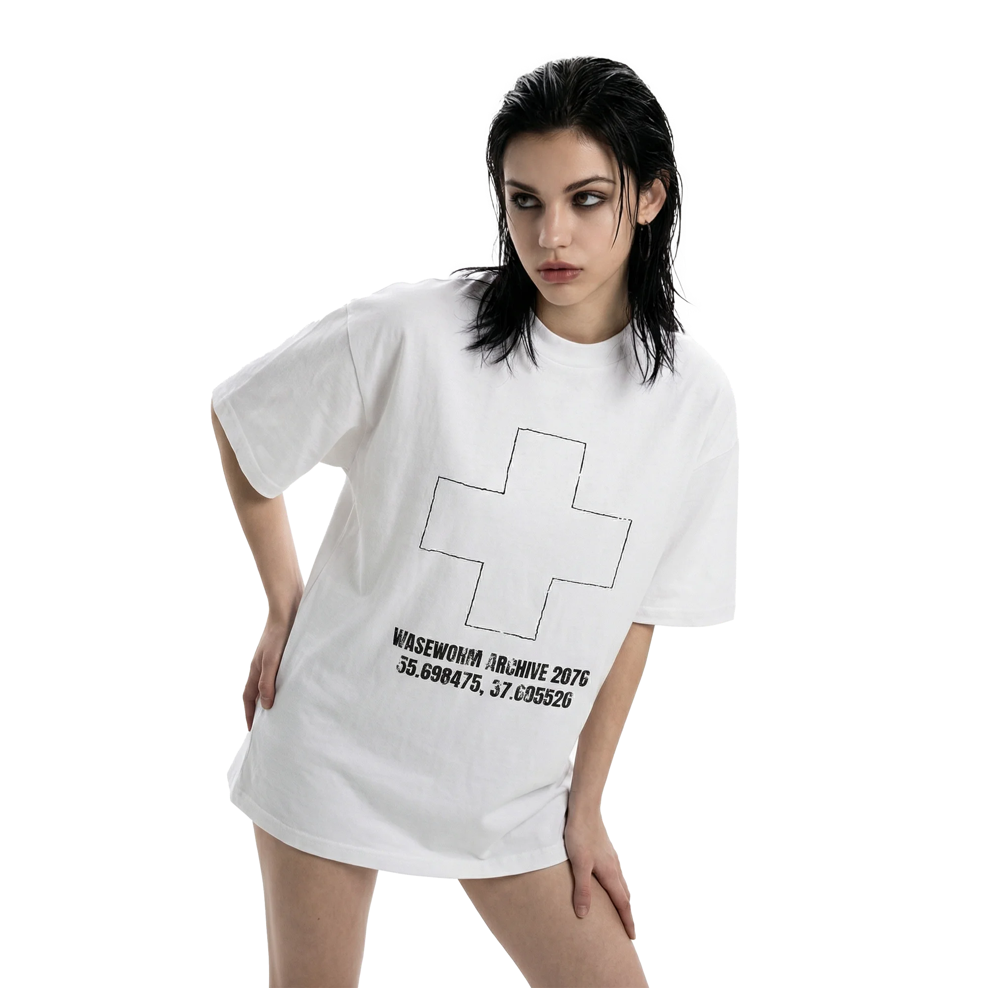2076 T-SHIRT WHITE — фото 3