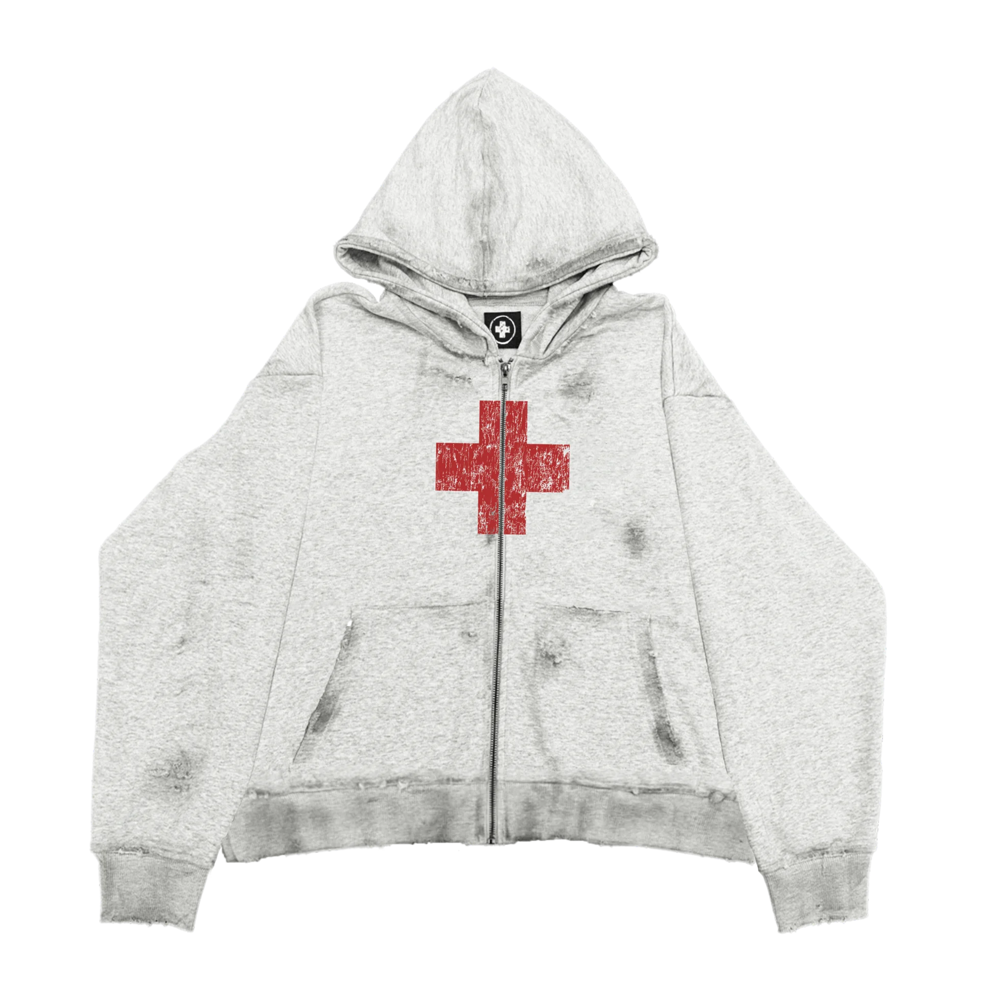 WW+ ZIP-HOODIE GRAY — фото 1