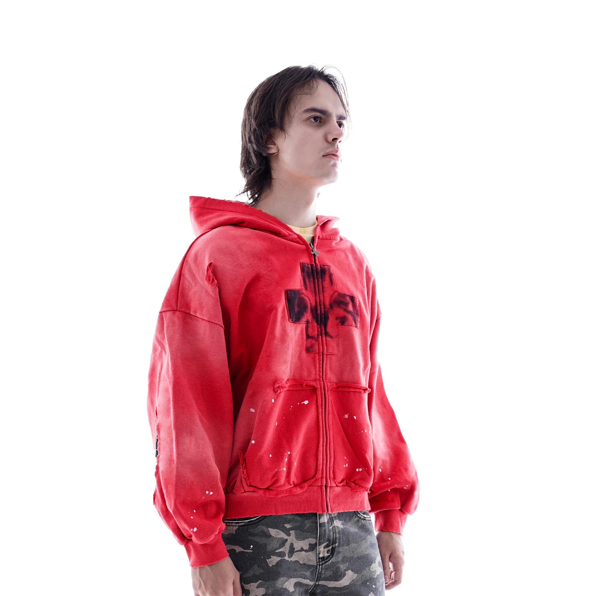 CAT ZIP-HOODIE — фото 4