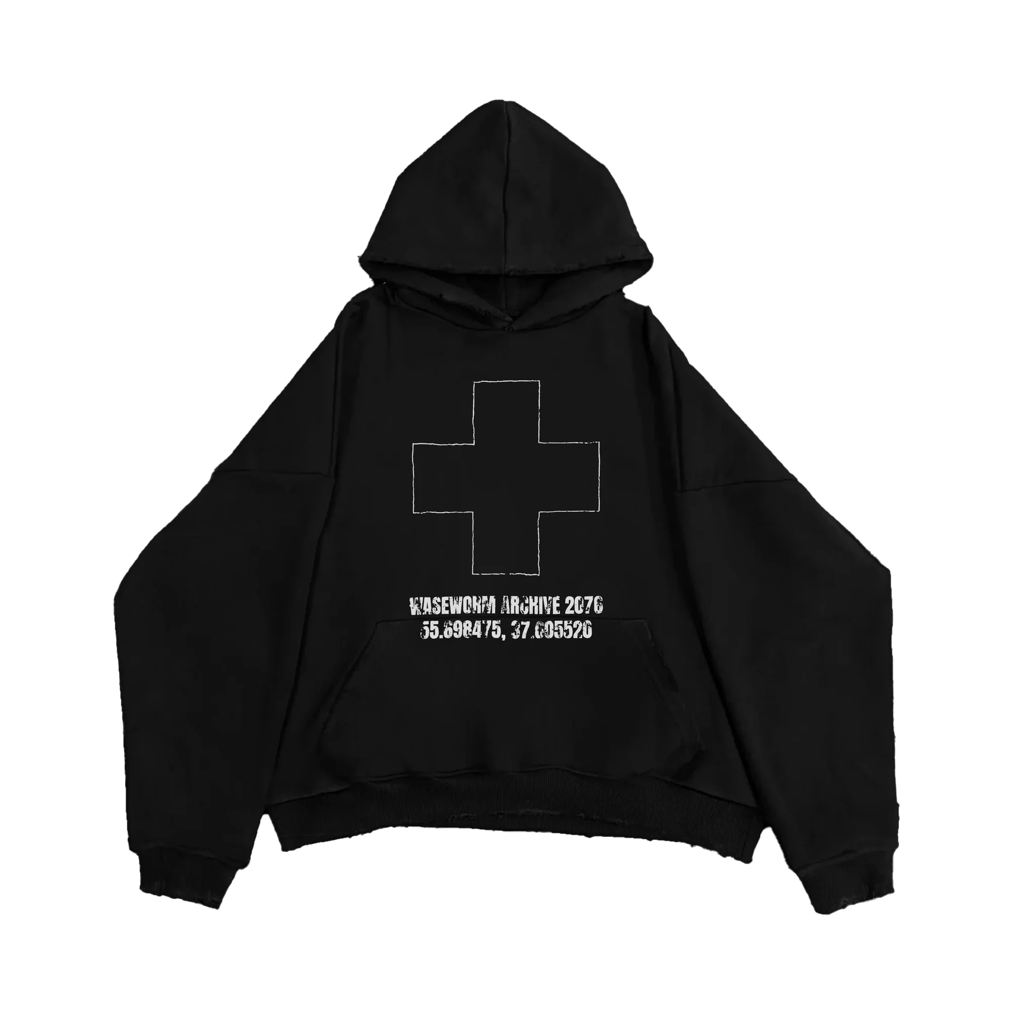 2076 HOODIE BLACK — фото 1